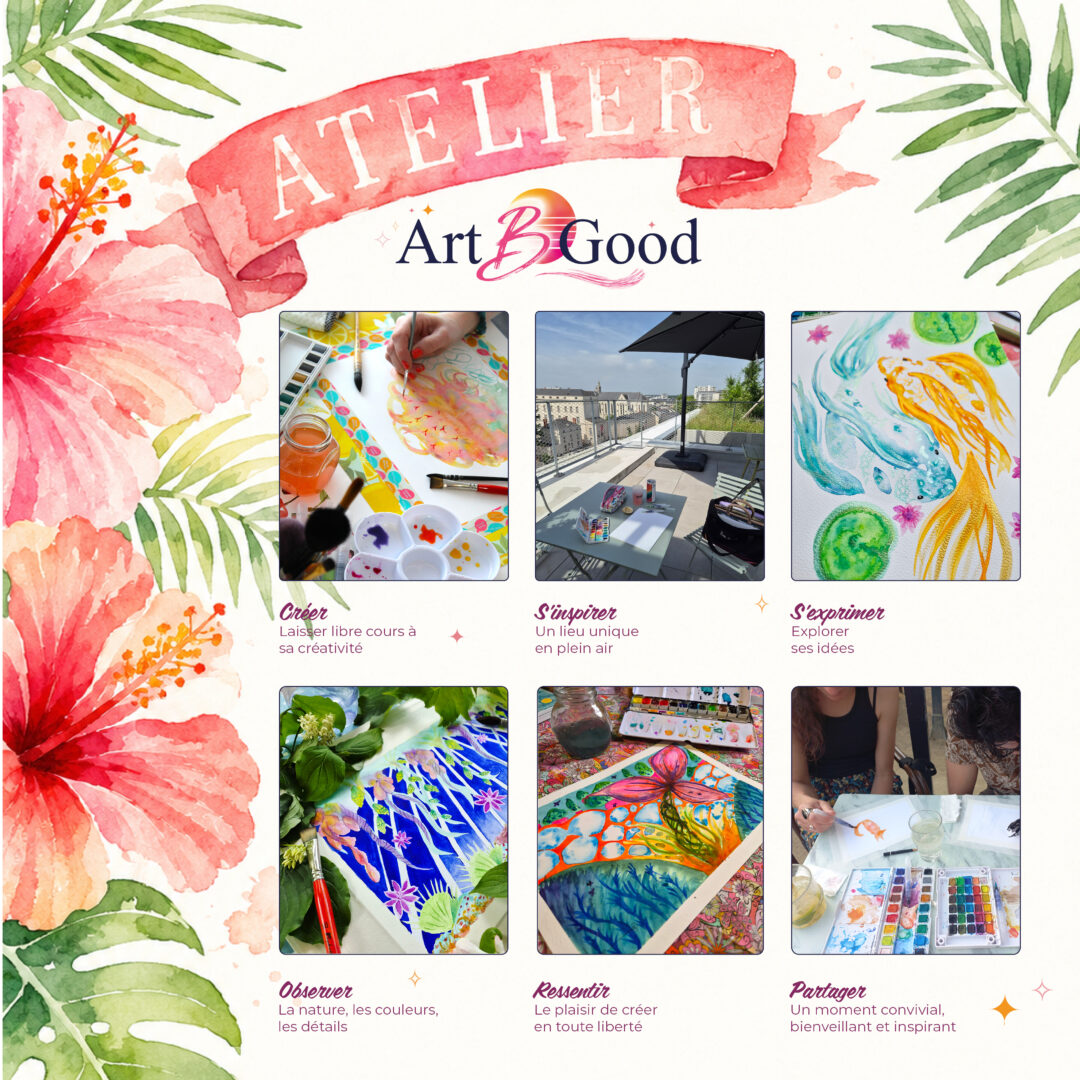 Atelier aquarelle avec Art&rsquo;B Good