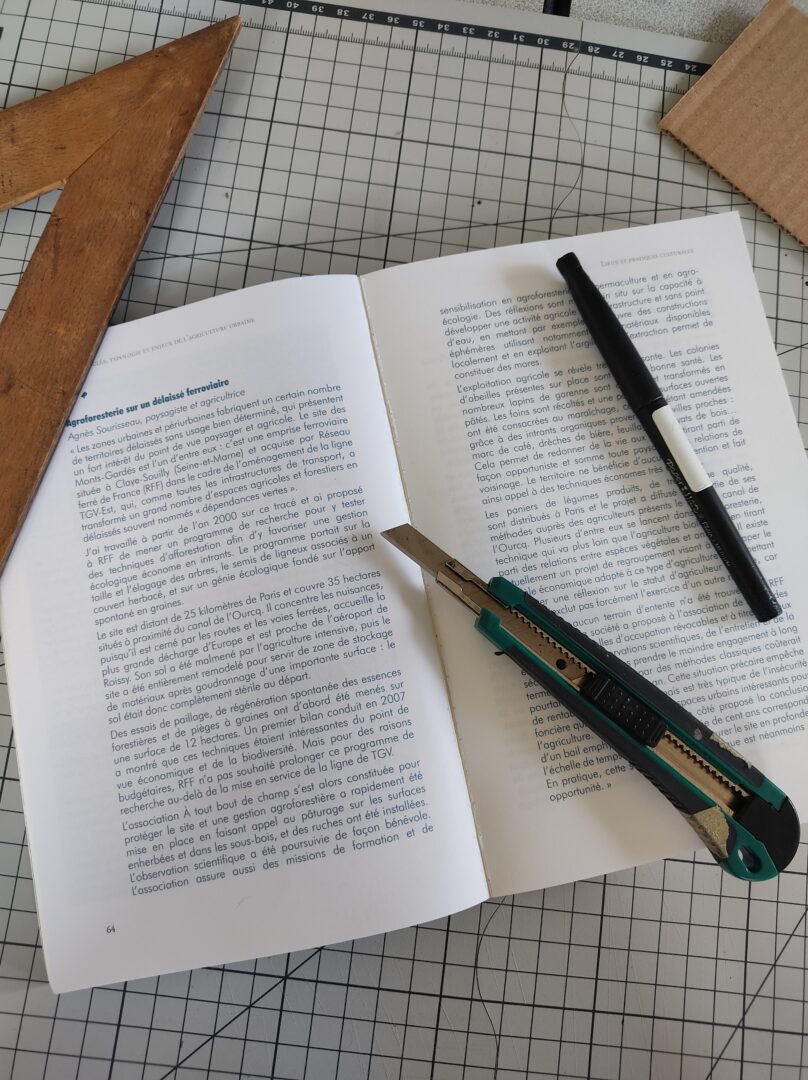 Arpentage, lecture partagée