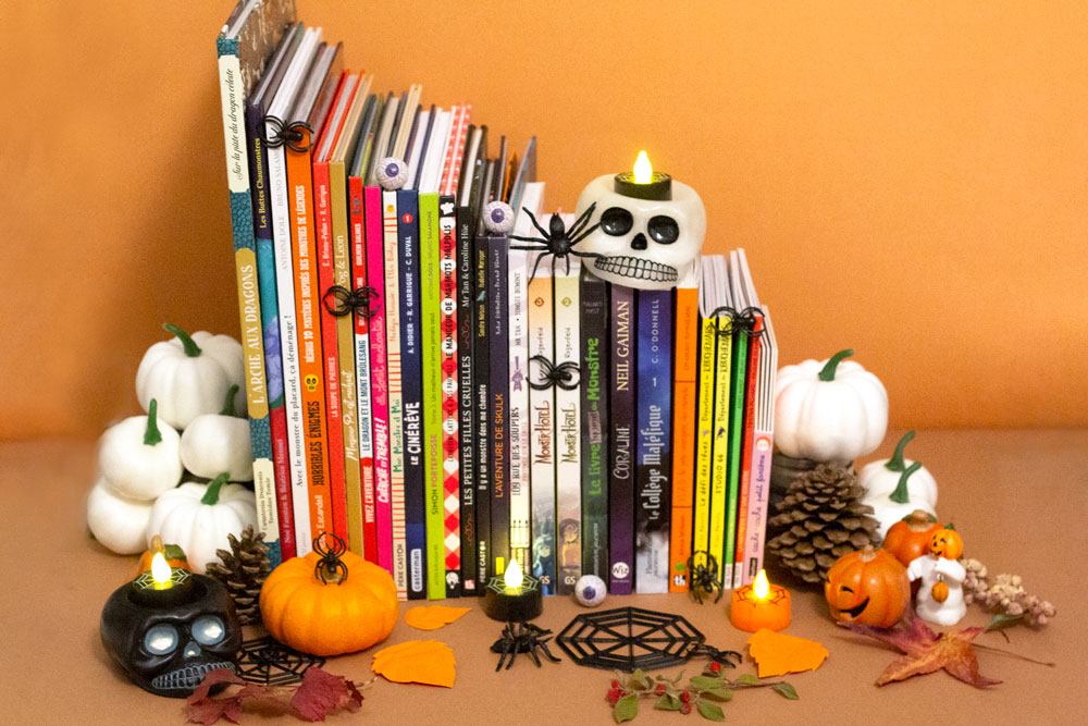 Vente de livres d&rsquo;occasion – thème Halloween